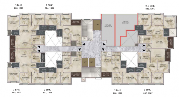  serenity-d-building D Building Cluster Plan
