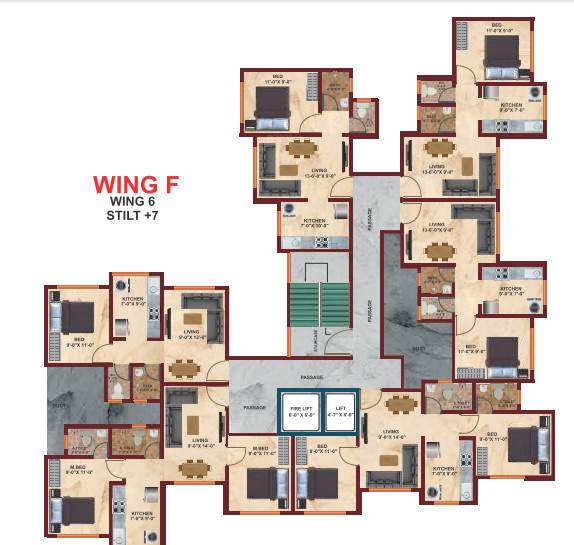  riverside wing f Riverside wing F Cluster Plan