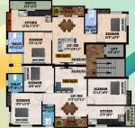 Royal Blue Cluster Plan For Typical floor Plan royal-blue Royal Blue Cluster Plan For Typical floor Plan