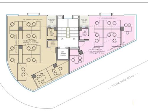  haute-capital Haute Capital Cluster Plan From 1st To 5th Floor