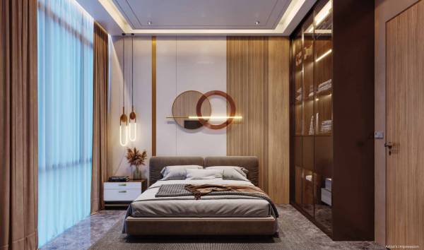 Bedroom residences-wing-d-tower-3 Bedroom