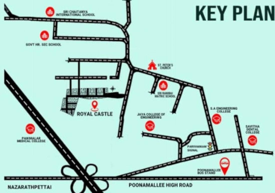  royal castle Location Plan