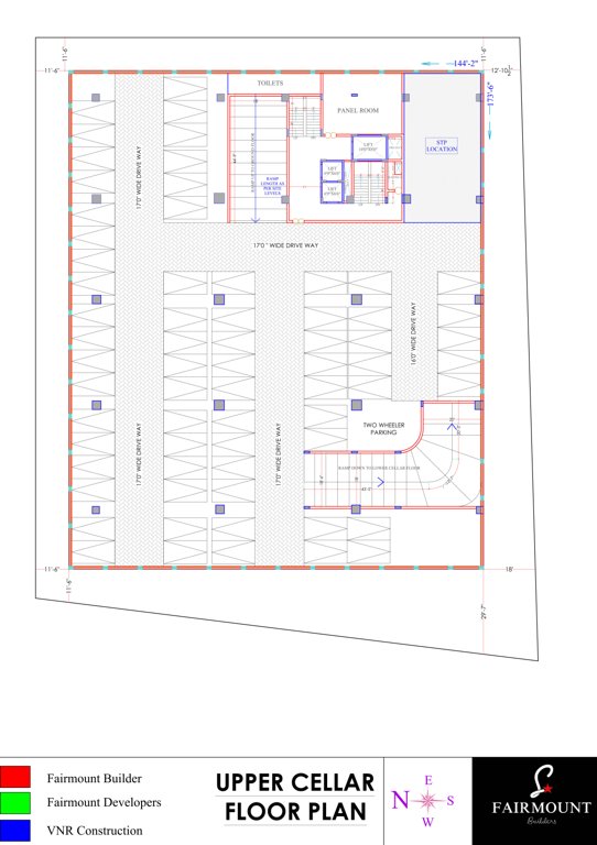  square Fairmount Square Upper Celler Cluster Plan