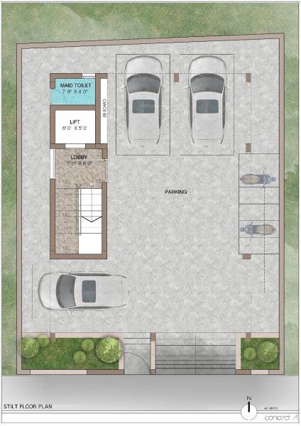  gem-residence Gem Residence Stilt Cluster Plan