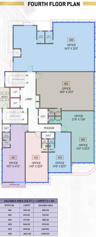  66 high street square 66 High Street Square Cluster Plan For 4th Floor