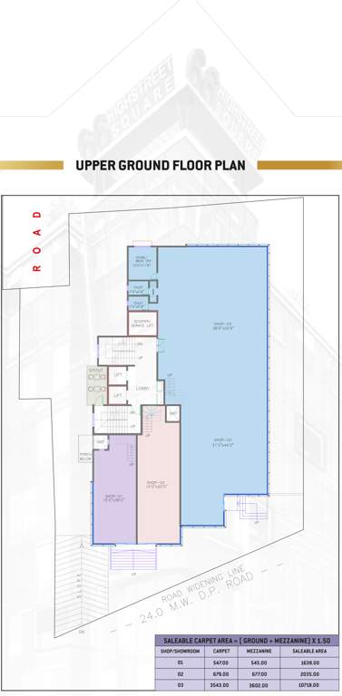  66 high street square 66 High Street Square Cluster Plan For Upper Ground Floor