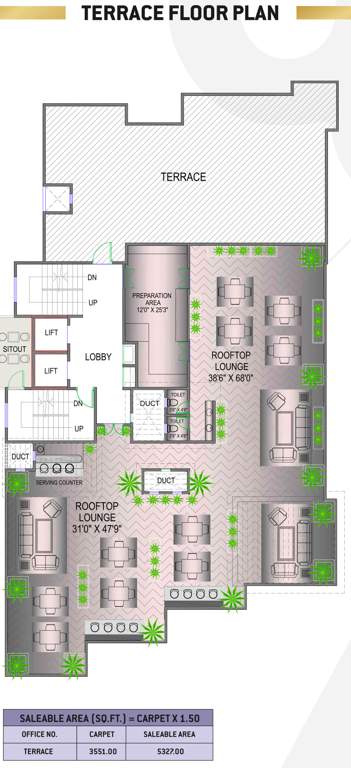  66 high street square 66 High Street Square Terrace  Cluster Plan