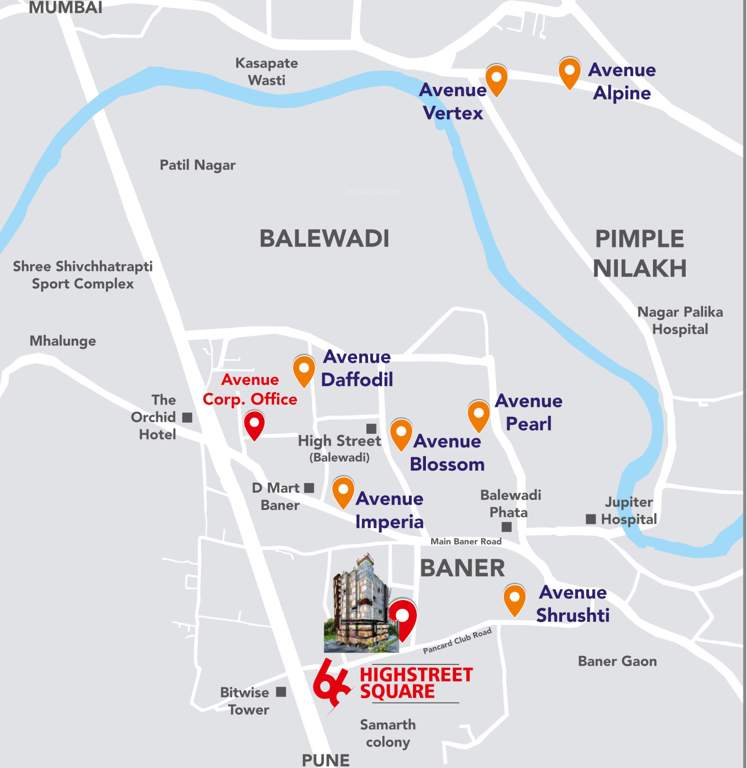  66 high street square  Location Plan