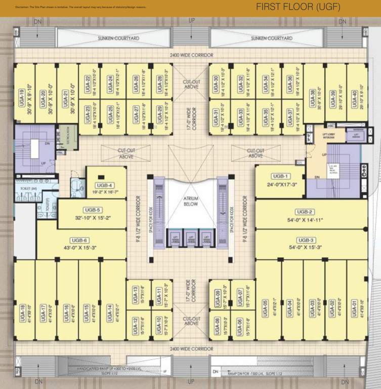  58 high street Commercial Cluster Plan For 1st Floor