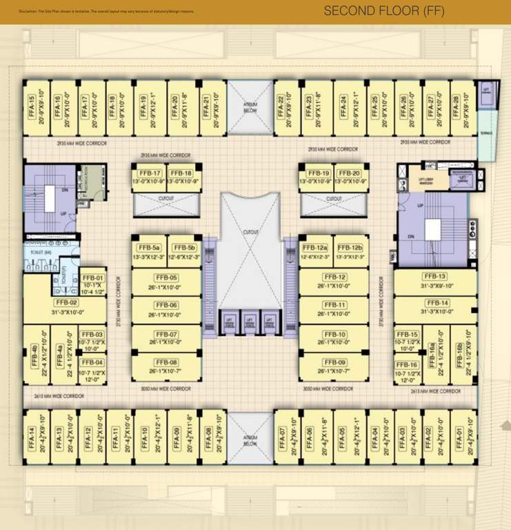  58 high street Commercial Cluster Plan For 2nd Floor