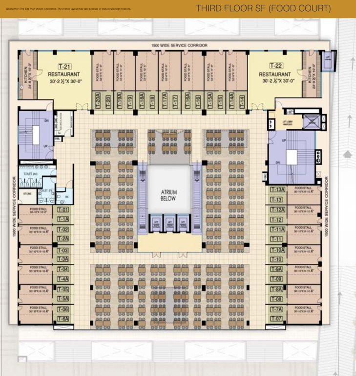  58 high street Commercial Cluster Plan For 3rd Floor