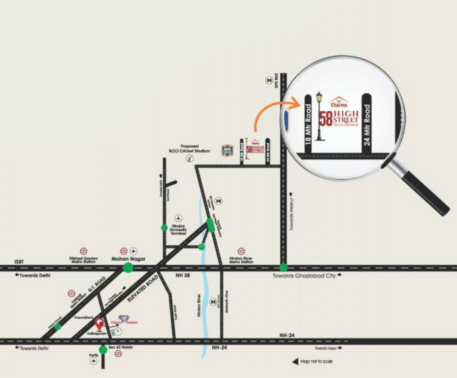  58 high street Location Plan