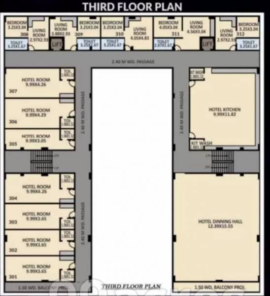 A Cluster Plan For 3rd Floor anika-classic- A Cluster Plan For 3rd Floor