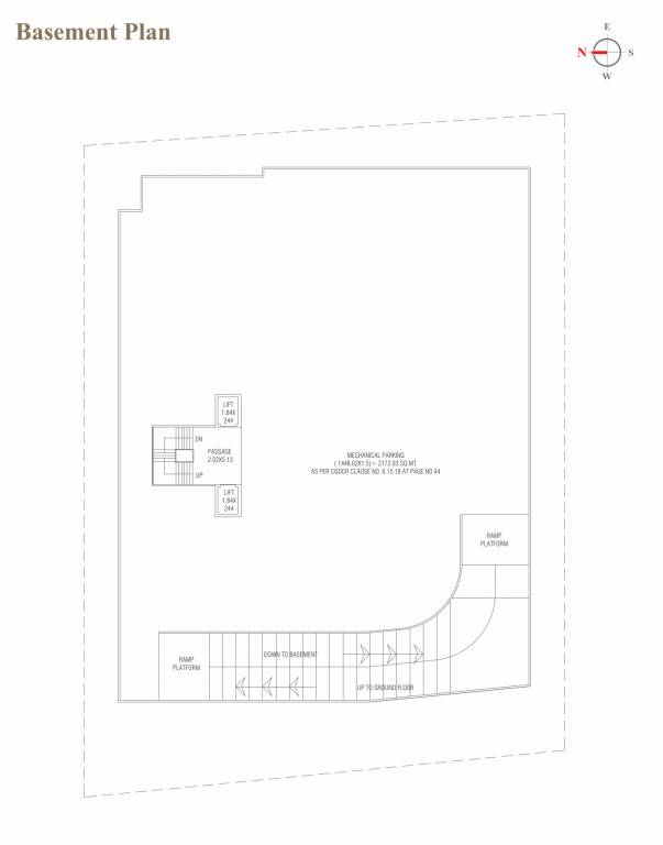 valencia 20 Valencia 20 Basement Floor Cluster Plan
