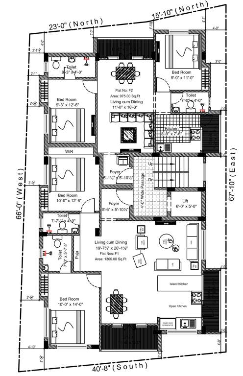  lotus garden Lotus Garden Cluster Plan For 1st Floor