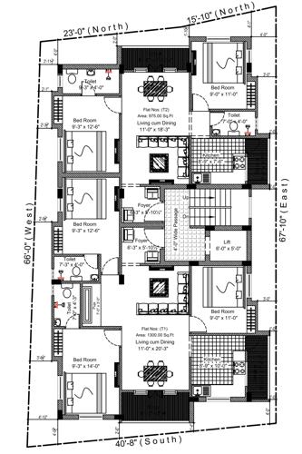  lotus-garden Lotus Garden Cluster Plan For 3rd Floor