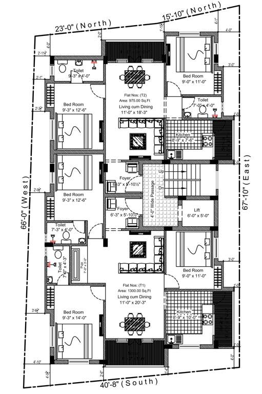  lotus garden Lotus Garden Cluster Plan For 3rd Floor