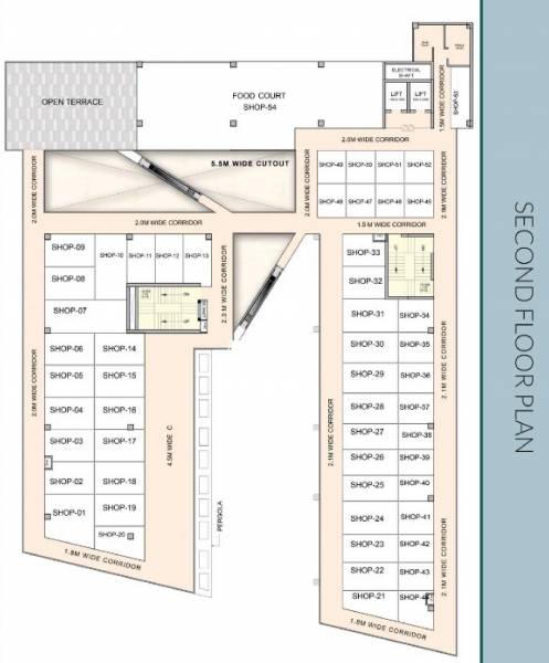  square Karyan Square Cluster Plan For 2nd Floor