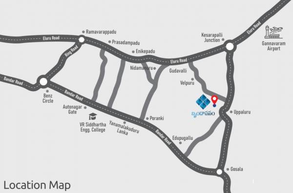  brundavanam Location Plan