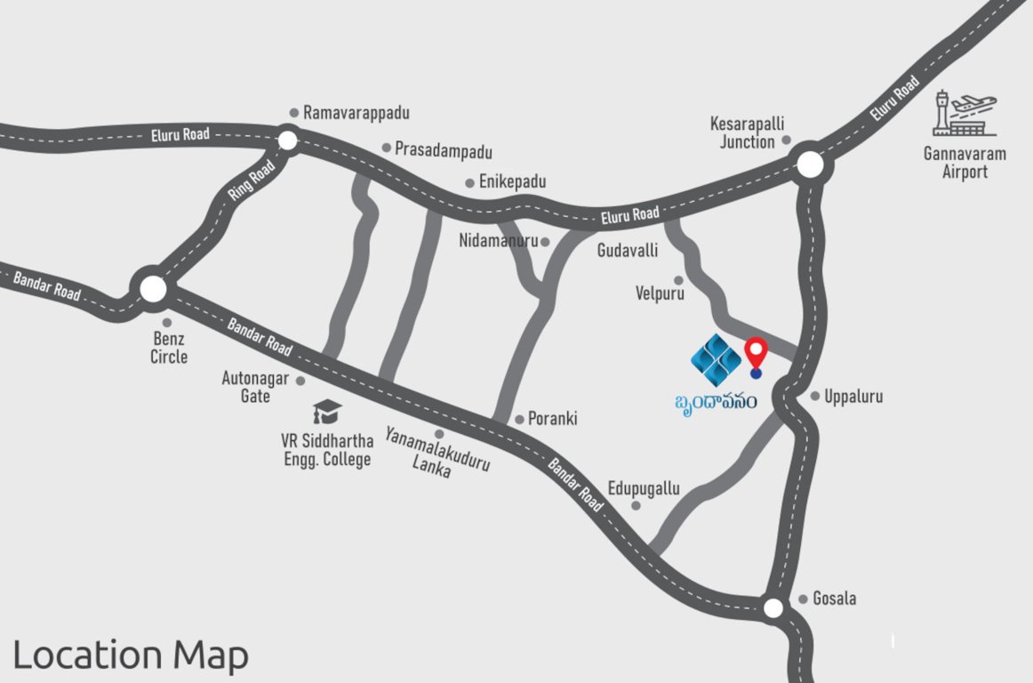  brundavanam Location Plan