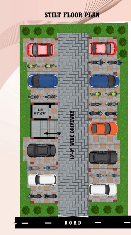  royal view Royal View Cluster Plan for ground Floor