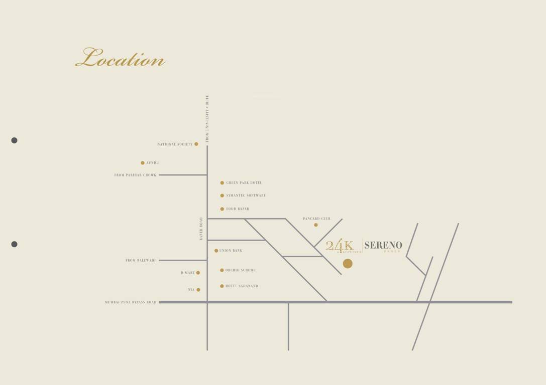  24k sereno building f Location Plan