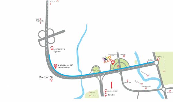 Location Plan india-expo-plaza Location Plan