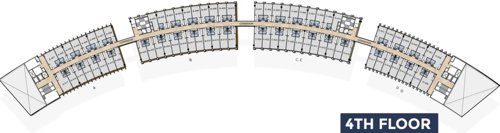 india-expo-plaza- C, D Cluster Plan For 4th Floor