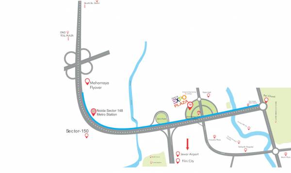  india-expo-plaza- Location Plan