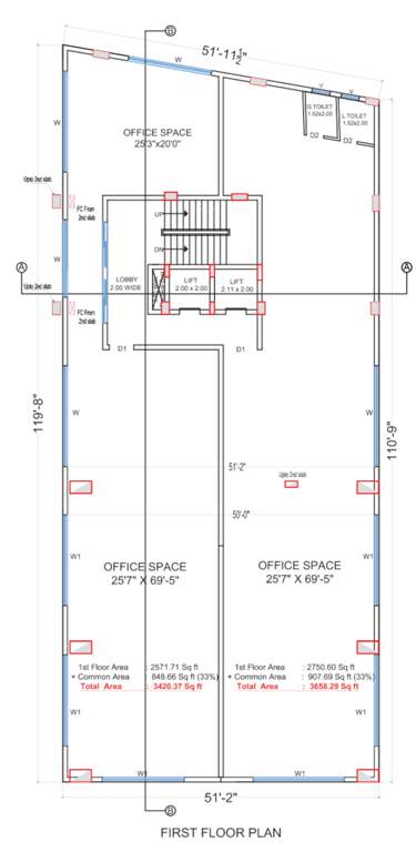  signature36 Signature36 Cluster Plan For 1st Floor