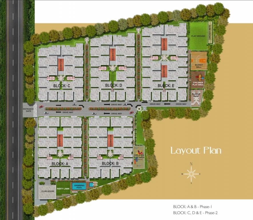  serene mtb phase ii Layout Plan