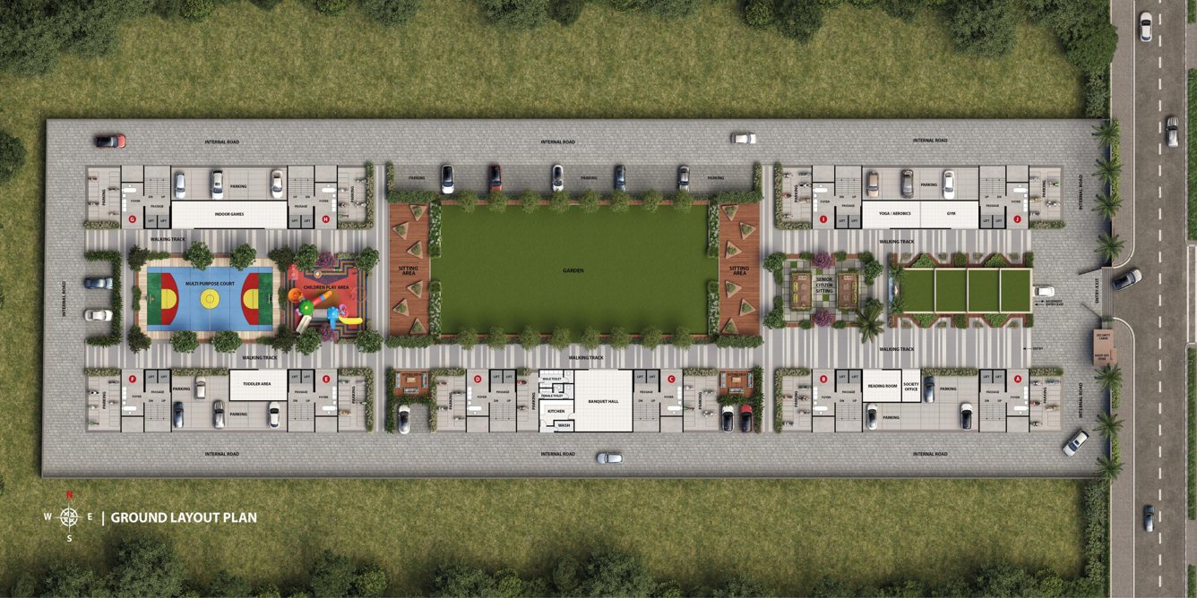  lexon Building A To J Cluster Plan for ground Floor