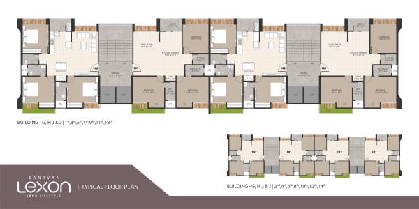 Building G To J Cluster Plan for Typical Floor lexon Building G To J Cluster Plan for Typical Floor