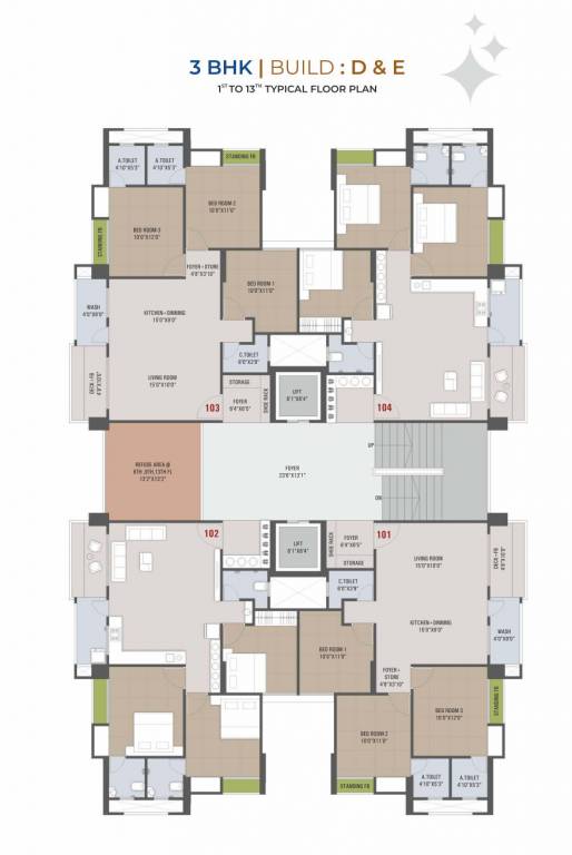  prince elegance Block D Cluster Plan