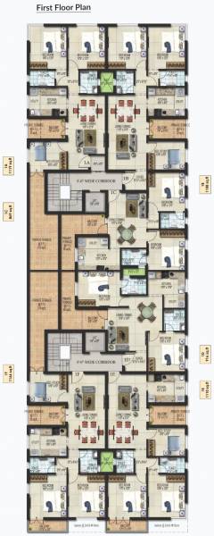  blossoms Harmony Blossoms 1st Floor Cluster Plan