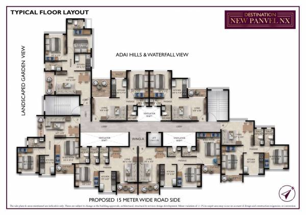  balaji-pride-phase-i Building 1 Cluster Plan
