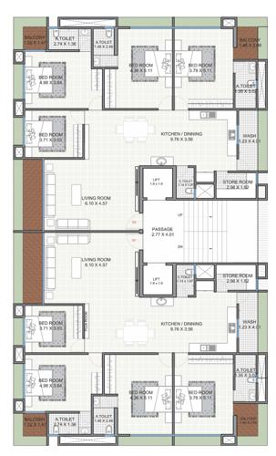  rivera-dreams Rivera Dreams Cluster Plan from 1st to 13th Floor