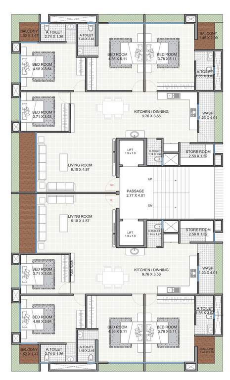  rivera dreams Rivera Dreams Cluster Plan from 1st to 13th Floor