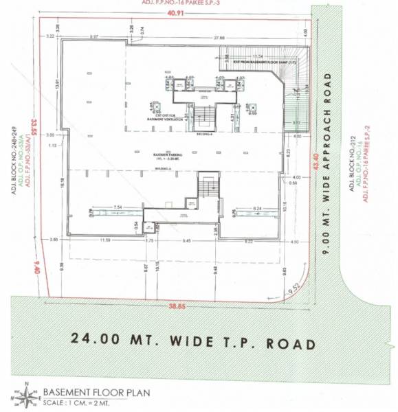 Block A, B Basement Cluster Plan rudraa-homes Block A, B Basement Cluster Plan