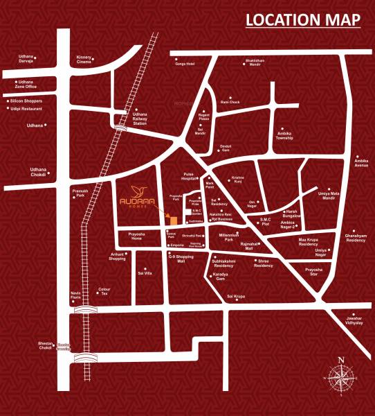 Location Plan rudraa-homes Location Plan