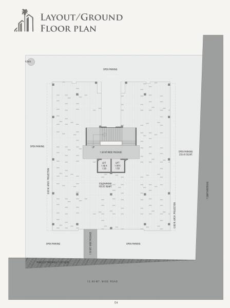 Heights Cluster Plan for ground Floor heights Heights Cluster Plan for ground Floor
