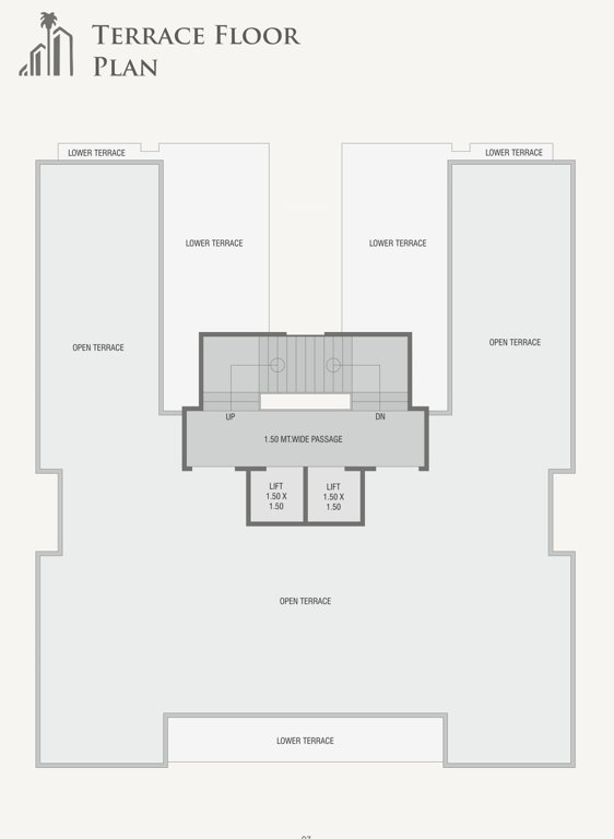  heights Heights Cluster Plan for Terrace Floor