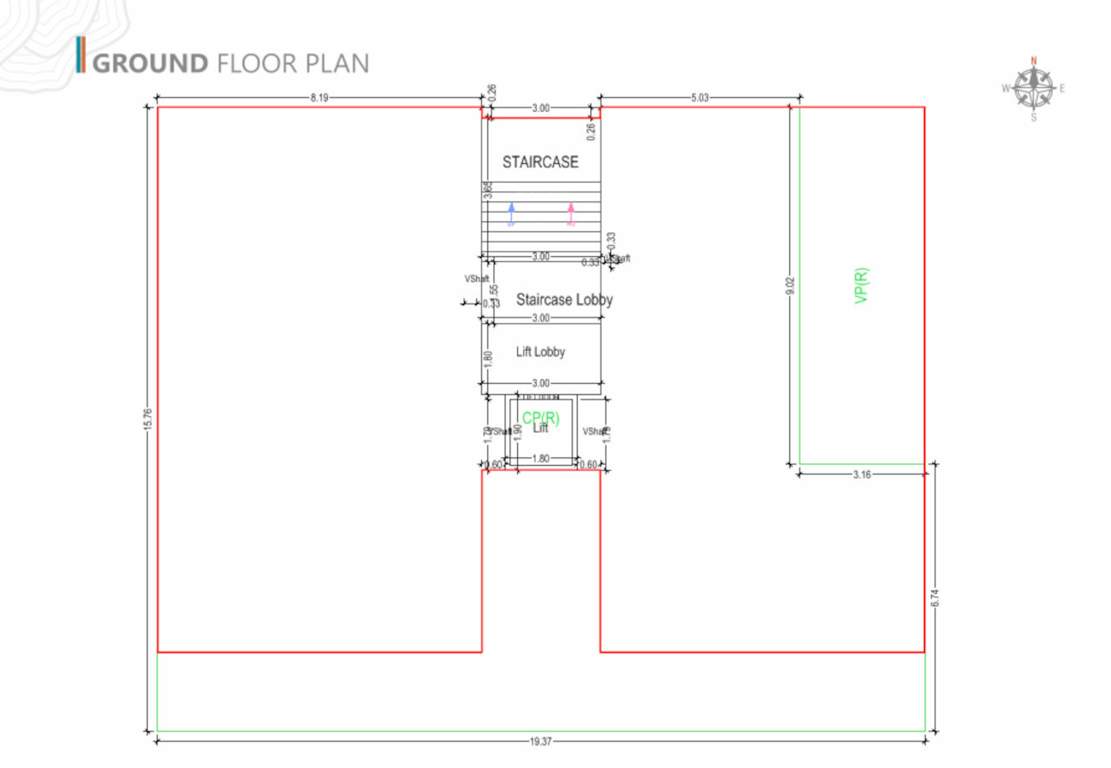  tathastu Tathastu Ground Floor Cluster Plan