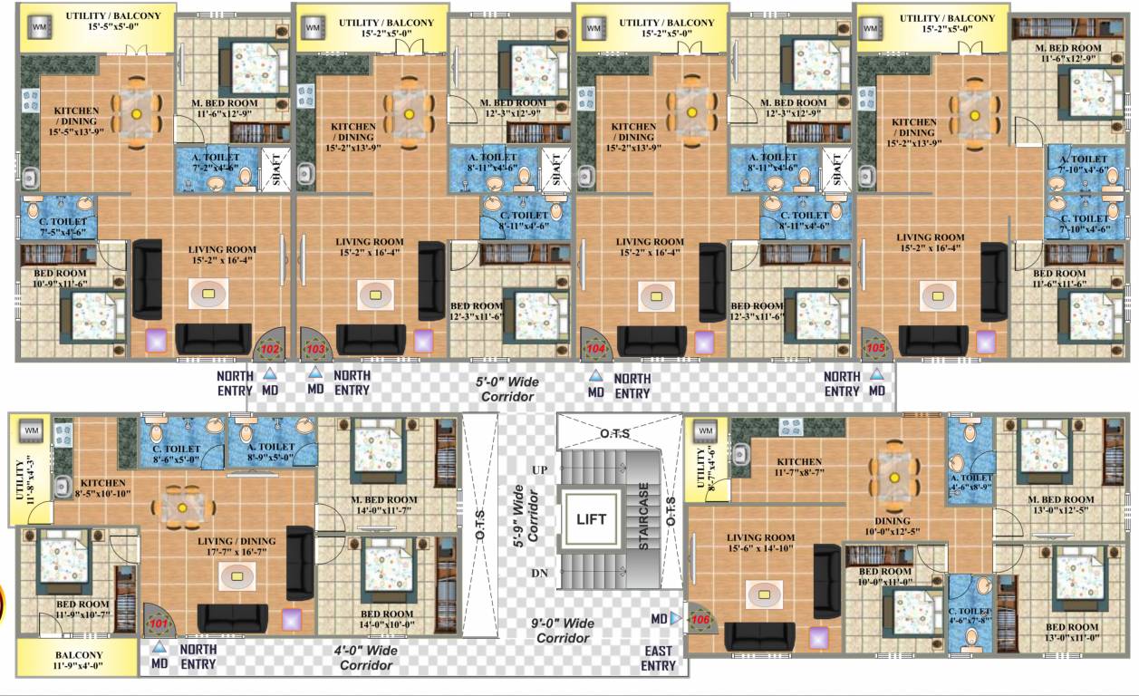  elite Balaji Elit Cluster Plan