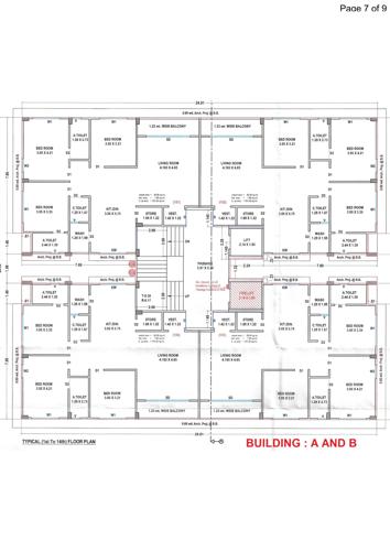  the-legacy Block A And B Cluster Plan from 1st to 14th Floor