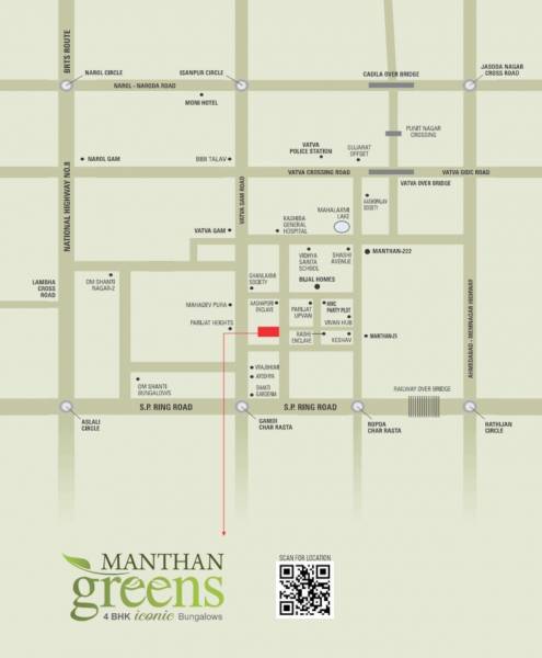  manthan-greens Location Plan