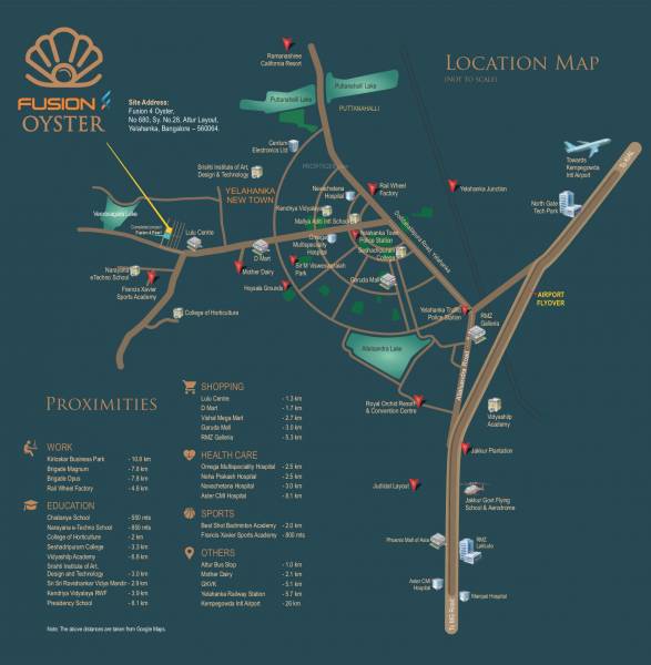  oyster Location Plan