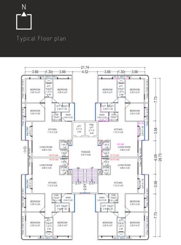 Galaxy Bliss Cluster Plan from 1st to 14th Floor galaxy-bliss Galaxy Bliss Cluster Plan from 1st to 14th Floor