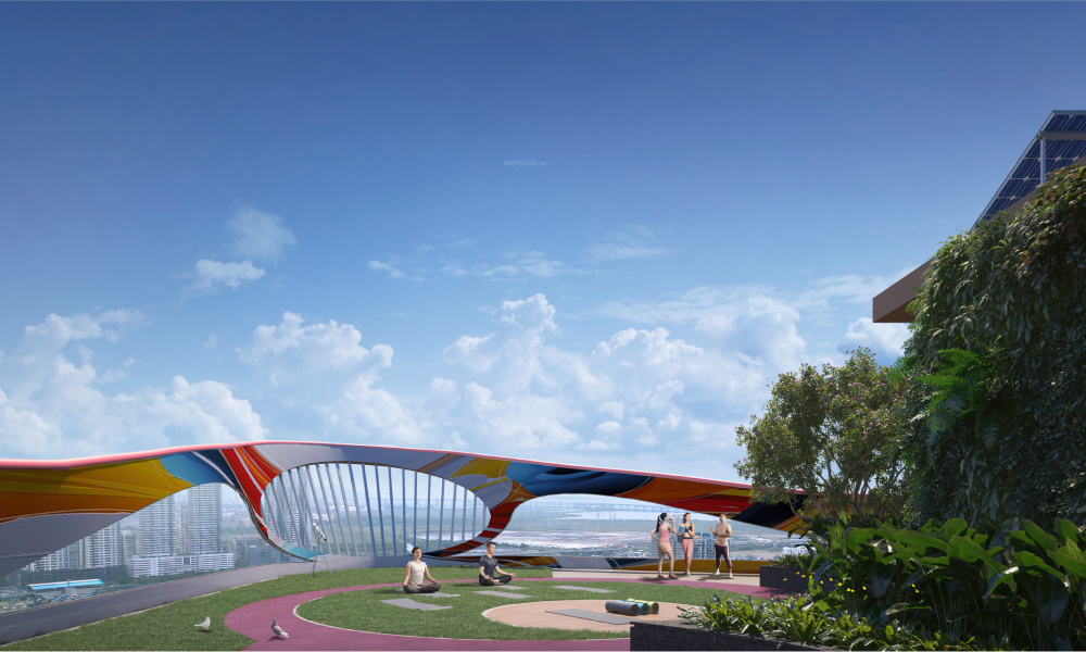  sky Yoga/ Meditation Area