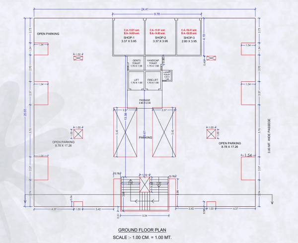  residency Residency Cluster Plan for ground Floor